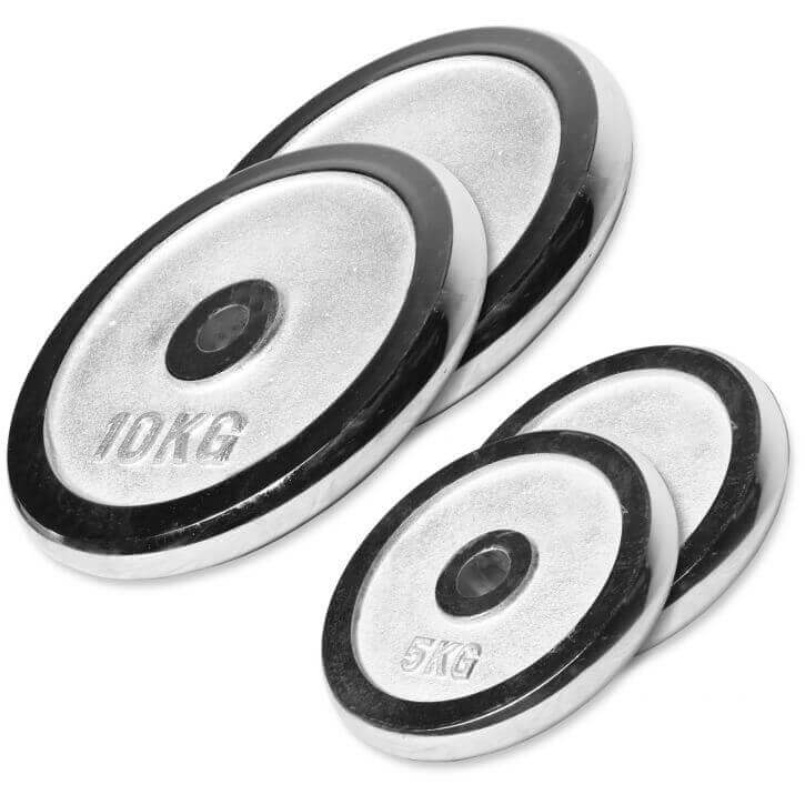 Vægtskiver CHROME 2x10 kg 2x5 kg