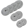 Vægtskiver IRON Silver 4x5 kg 2x2,5 kg 2x1,25 kg
