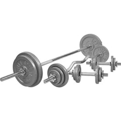 Produktbild på Vægtstang Curlstang Håndvægte IRON 108kg från Gorilla Sports