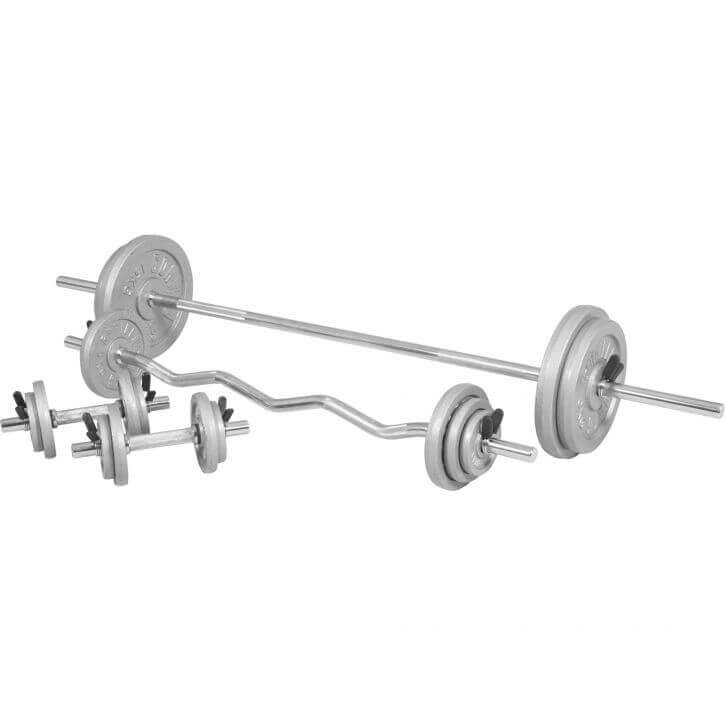 Vægtstang Curlstang Håndvægte IRON 108 kg