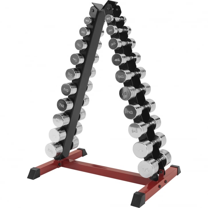 Ti par kromhåndvægte fra 1 til 10 kg