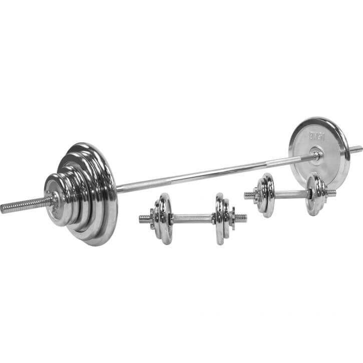 Forkromede støbejernsskiver