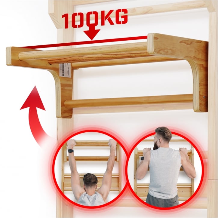 PULL UP BAR AFTAGELIG - RIBSTOL