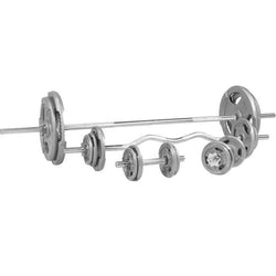 Produktbild på Vægtstang Curlstang Håndvægte Trigrip Støbejern 108 kg från Gorilla Sports