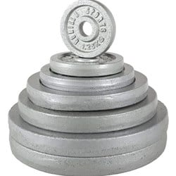  Vægtskiver IRON Silver - 0,5–30kg